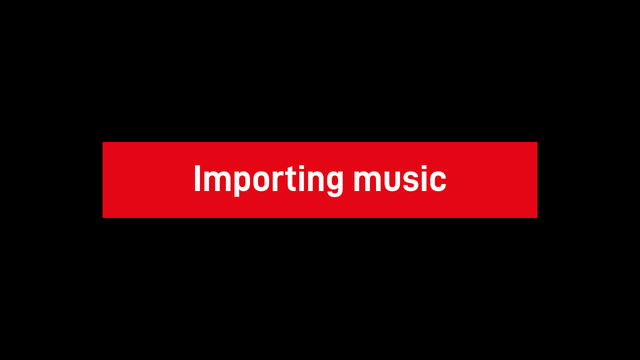 200 MK2 - Importing Music