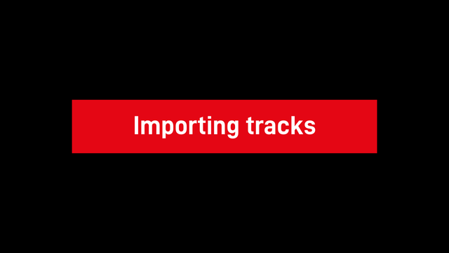 500 - Importing tracks